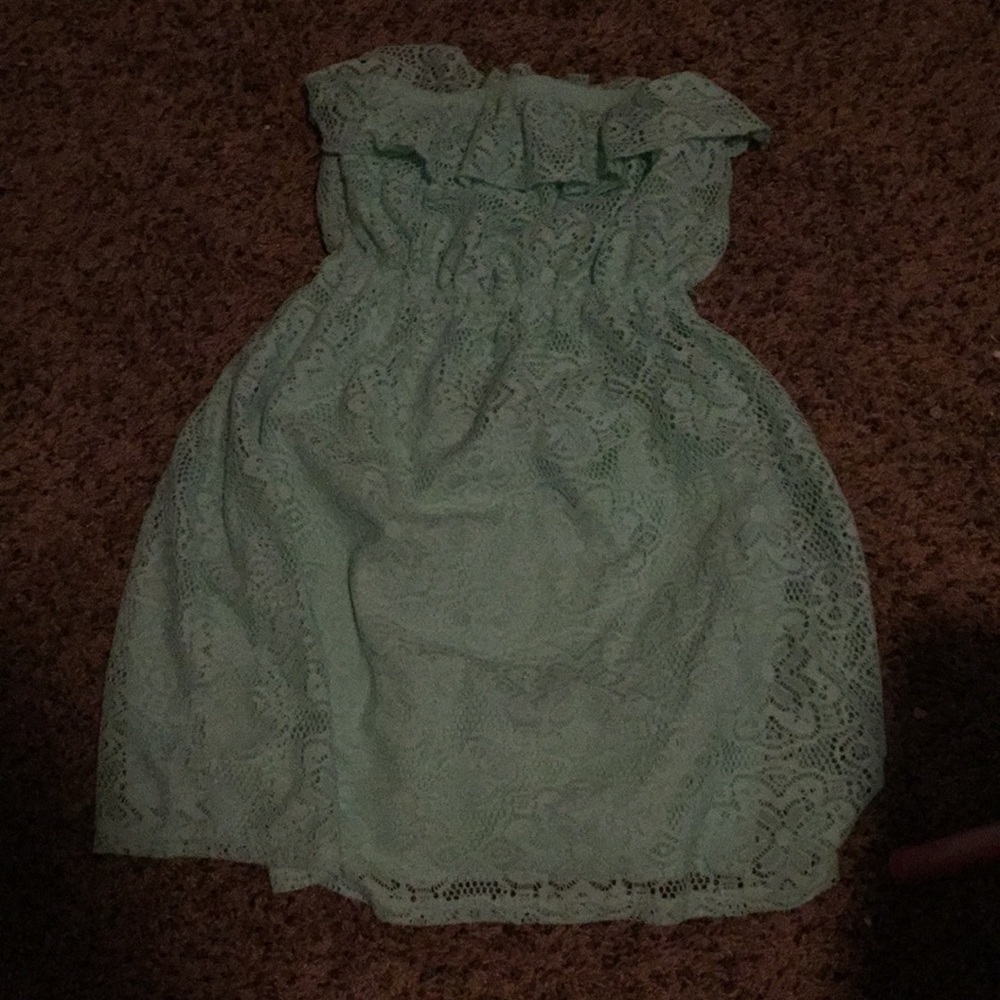 Turquoise dress